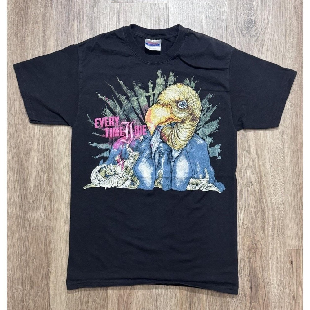 Vintage Y2K Every Time‎ I Die Musical Band T Shirt Size S